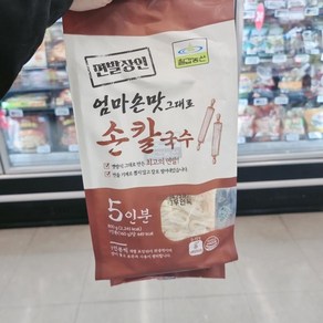 칠갑 엄마손칼국수 160g x 5개입, 800g, 1개