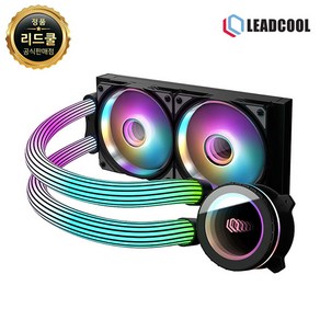 LEADCOOL SU LTC-240 ARGB (블랙) 수냉쿨러, 1개