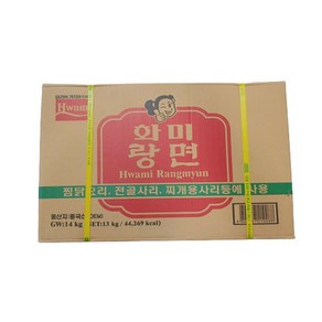 도매 업소용 납작 당면 14kg box 화미당면 찜닭용사리 대용량 화미랑면, 1개