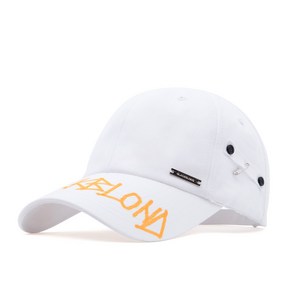 블랙블론드 BBD Plate Signatue Logo Cap (White)