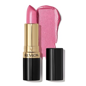 REVLON Lipstick Supe Lustous Lipstick Ceamy F REVLON 립스틱 슈퍼 러스트러스 립스틱 부드럽고 풍만해 보이는 입술을 위한 크리미, 450명의 신사는 핑크를 좋아한다, 4g, 1개