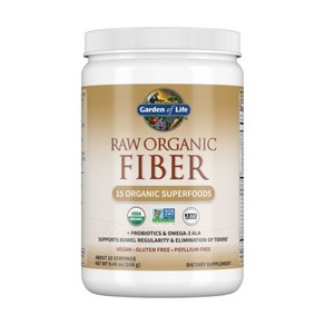 Gaden of Life Raw Oganic Fibe 9.45 oz Pwd 722379, Gaden of Life Raw Oganic Fib, 1개