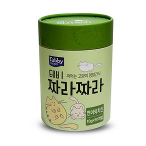 테비 짜라짜라 연어와치킨10gx50p, 연어와 치킨, 50개