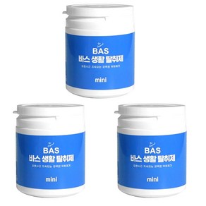 BAS 바스 생활 미니 차량용탈취제, 150g, 3개