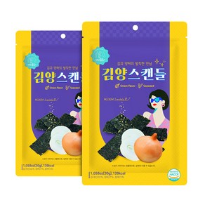 엠엠푸드 김양스캔들 양파김스낵, 30g, 3개