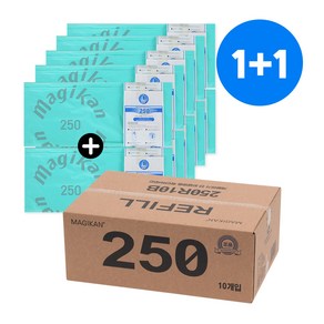 5+5 매직캔 리필 봉투 250 10개입 250R10G(5+5) 베이비파우더향 (호환 M250NS M250A MJ250 MH250 ME250PW)