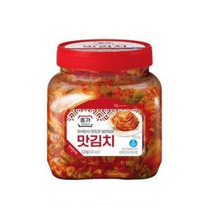 종가 아삭아삭 맛있게 썰어담은 맛김치, 1개, 1.2kg