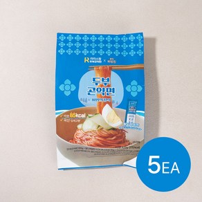 라라스팜 두부곤약면 비빔의정석 (두부곤약면+팔도비빔장+국산김깨고명)211gx2인분 곤약비빔면, 5개