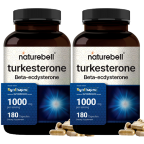 NatueBell Tukesteone 투르케스테론 네이쳐벨 엑디스테론 1000mg, 2개, 180정