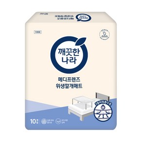 깨끗한나라 메디프렌즈 위생 깔개매트 100매 (10매x10팩), FREE(onesize), 10세트, 10매입