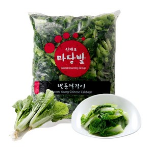 마당발 냉동 얼갈이 나물 1kg