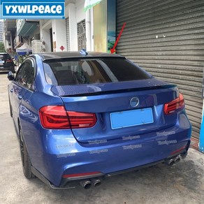 BMW 3 시리즈 F30 F80 루프 스포일러 20132018 ABS 소재 도색되지 않은 색상 리어 윈도우 루프 스포일러 윙 자동차 액세서리, 1.Unpainted