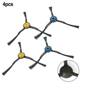 로봇 진공 청소기용 사이드 브러시 예비 교체 액세서리 바닥 청소 Eueka NER600 터보 브러시 4 개, 4개