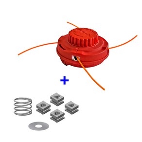 도그린 프로 포윙스 교체용 소부품 추가 구성-국산 4줄 커터(줄날) 자동 줄 인출 예초기날 벌초 안전날, 1세트
