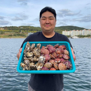 석화 가리비 세트 4kg, 100개