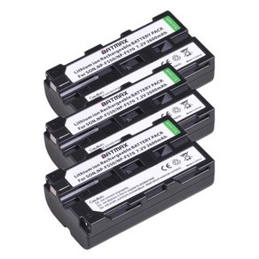 NP-F550 충전식 리튬 이온 배터리 2600mAh 소니 NP-F330 NP-F530 NP-F570 NP-F730 NP-F750 Hi-8 NP F550 NPF550 1PC, 3) 3Pcs, 3개