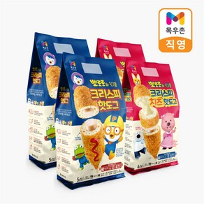 목우촌 뽀로로 크리스피 핫도그 400g 2개+크리스피 치즈 핫도그 320g 2개, 없음, 1개