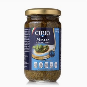 이탈리아 시리오 바질 페스토 190g 바질소스 basil pesto, 1개