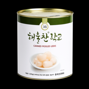 삼도 해울찬 락교 3S 3kg, 4개