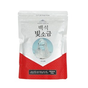 선맥 백석 빛소금 용융소금 조리용 반찬소금, 500g, 1개