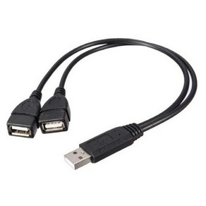 USB3.0 케이블 모음 20핀 브라켓 Y형 연장 젠더, 1개, 14 USB2.0 2구(-암-) Y 케이블