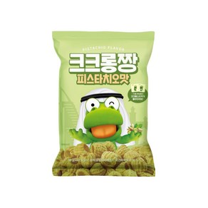 크크롱짱 피스타치오맛 스티커포함 과자스낵 90g x 6개