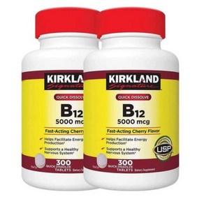 커클랜드 Kirkland 시그니처 B12 5000mcg 300정 2팩