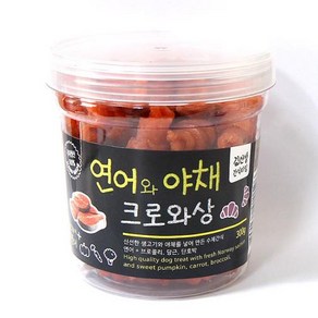 수제간식 연어와야채 크루아상 300g, 단품, 1개