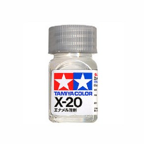 (80020) 타미야 X-20 에나멜신너 10ml, 1개