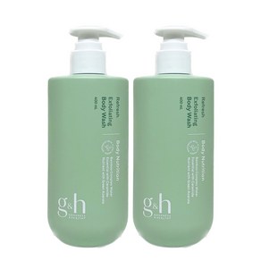 암웨이 g&h 리프레쉬 바디워시 400ml 2개 + 휴대용 물티슈 선물, 1개