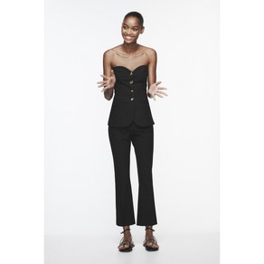 ZARA 자라 여성복 블랙 튜브탑 점프수트