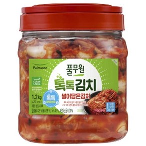 풀무원 톡톡 썰은김치 PET, 1.2kg, 1개