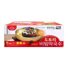 일월풍면 도토리 비빔막국수, 297.5g, 8개