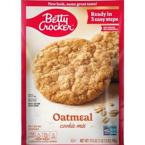 Betty Crocker Oatmeal Cookie Mix - 17.5 oz Betty Crocker 오트밀 쿠키 믹스 17.5온스