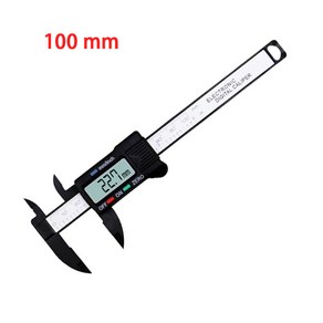 디지털 캘리퍼스 6 인치 전자 버니어 100mm 캘리퍼 마이크로 미터 눈금자 측정 도구 150mm 0.1mm, B, 1개