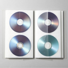 무지 무인양품 폴리프로필렌 CD / DVD 홀더 케이스 2단, 1개