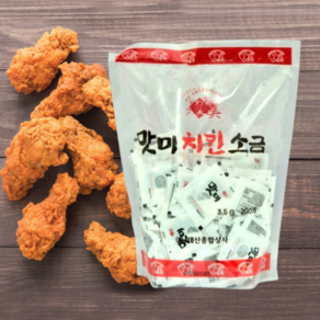 태산 맛미 치킨소금 양념소금 3.5g 200개입 순대 깨맛 일회용 소금, 200개