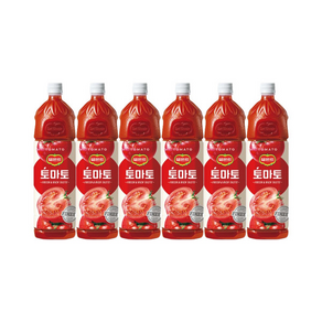 롯데칠성음료 델몬트 스테비아 토마토 주스, 1.5L, 6개