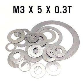 UP-SM3503 Shim M3 x 5 x 0.3T (내경 3mm 외경 5mm 두께 0.3T (10개입), 1개