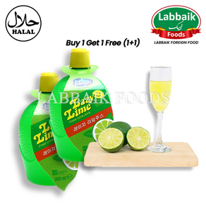 POLENGHI Lazy Lime Juice 200ml (1 1) 400ml 레이지 라임주스, 1개