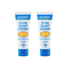 호주 그라함 무향 스칼프 두피 릴리프 크림 Gahams Scalp Relief Ceam, 60g, 2개