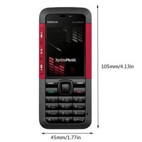 뜨거운 휴대 전화 노키아 5310Xm C2 Gsm/Wcdma 3.15Mp 카메라 3G 키보드 울트라 얇은, 02 EU Red