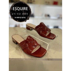 [전국단독판매] 에스콰이아 여성 3cm X스트랩 뮬 블로퍼 [사은품증정]