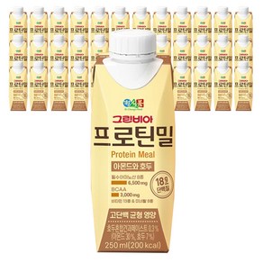 그린비아 프로틴밀 아몬드호두 250mlx36팩 고단백 영양식