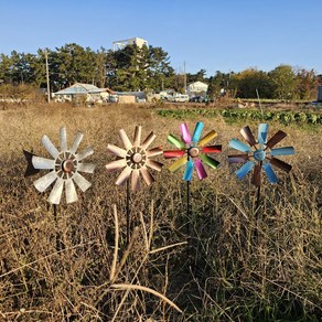 정원 바람개비 철제 꾸미기 마당꾸미기 조형물 겨울정원