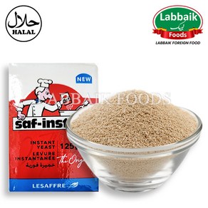 SAF Instant Yeast Red 125g 사프 인스탄트 이스트레드 (효모), 1개