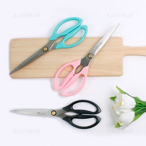 바로본 양손 칼라가위 260mm, 그린, 1개