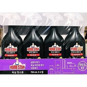 홈스타 욕실용클리너 750ml 4pk, 4개