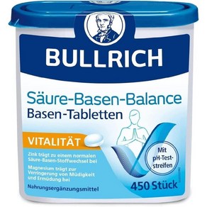 독일 불리치 Bullich 미네랄 칼슘 마그네슘 아연 소금 정제 450정, 1.5L, 1개