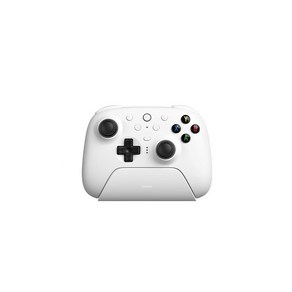 [HL샵]8BitDo 팔비토 얼티메이트 2세대 무선 PC버전 게임패드 컨트롤러 8스피드 충전베이스 포함, 화이트